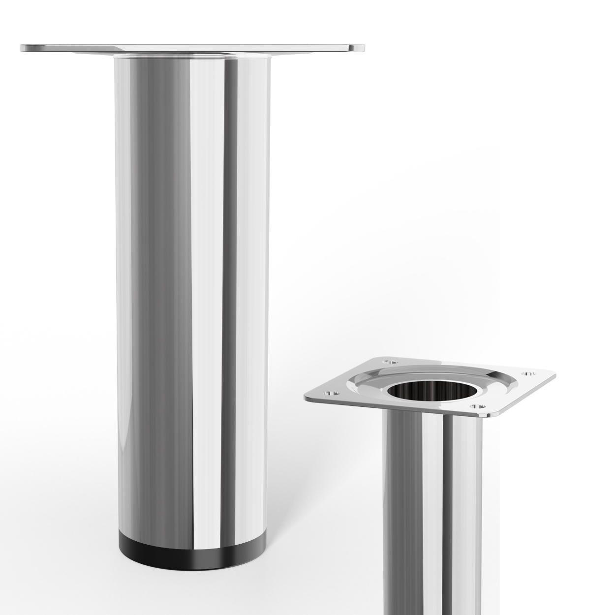 Furniture Leg Chrome 30x100mm