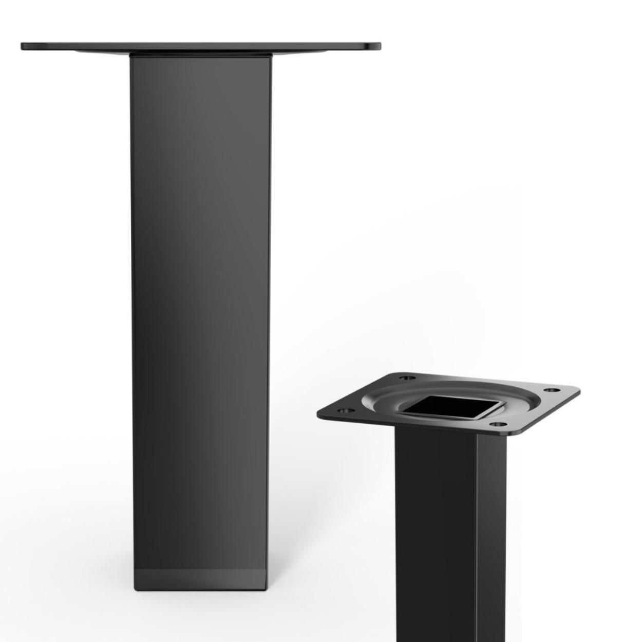 Furniture Leg Black 25x25x100mm