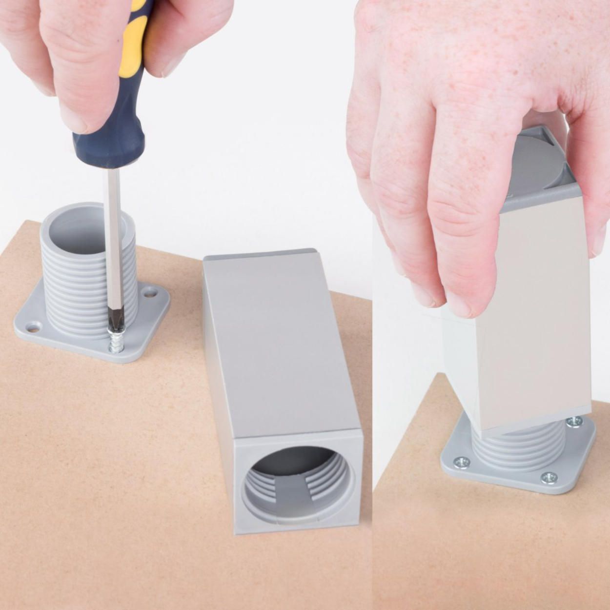 Plastic Furniture Leg 40x40x60mm