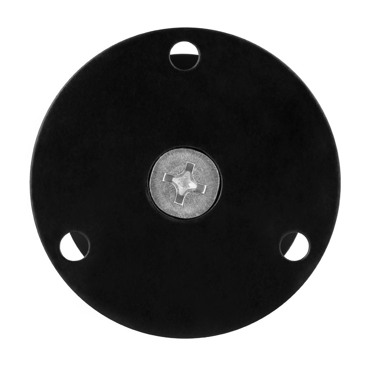 Furniture Leg Adjustable Matt Black 100-115mm