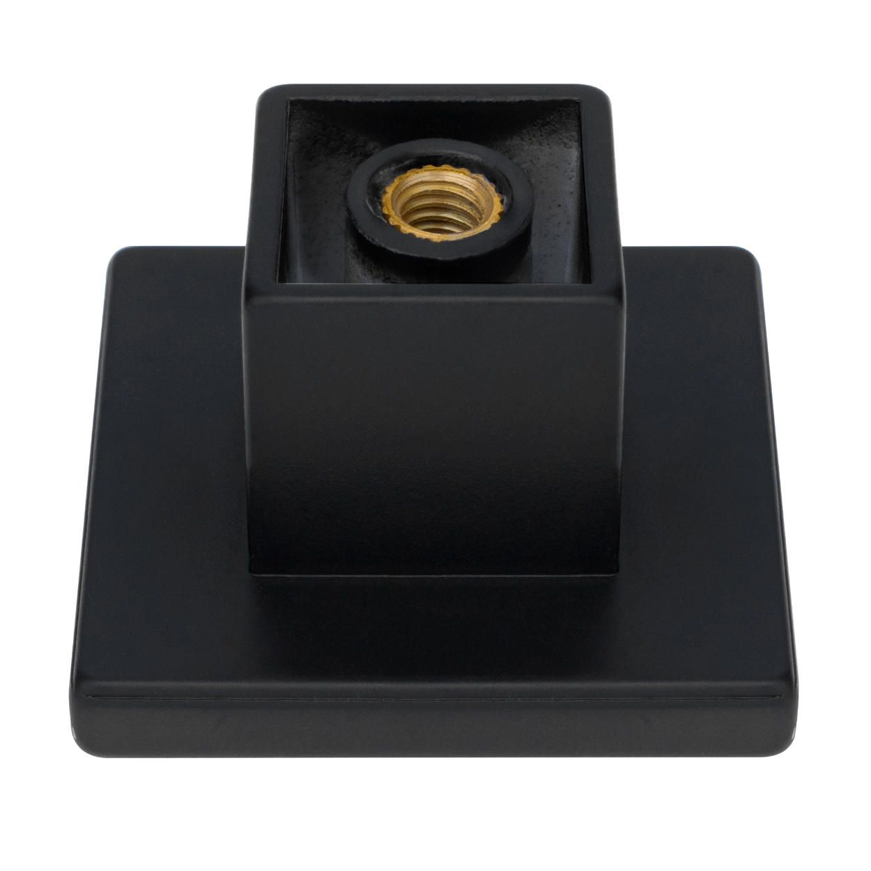 Arca Plastic Knob Matt Black 30x30mm