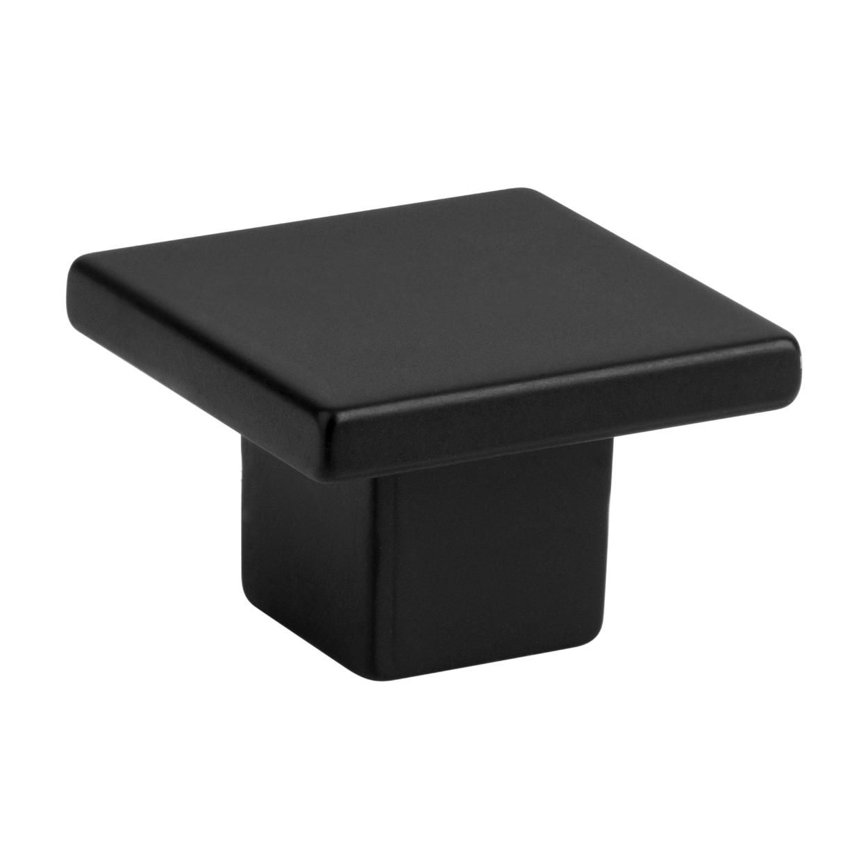 Arca Plastic Knob Matt Black 30x30mm