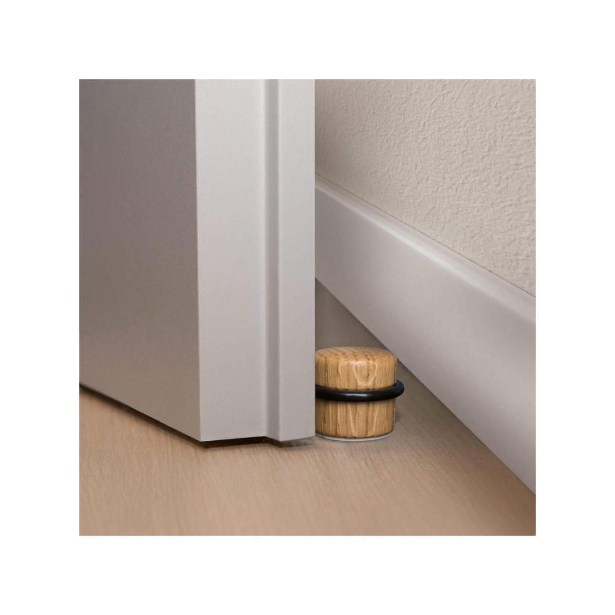 Self Adhesive Door Stop Oak 37x32mm
