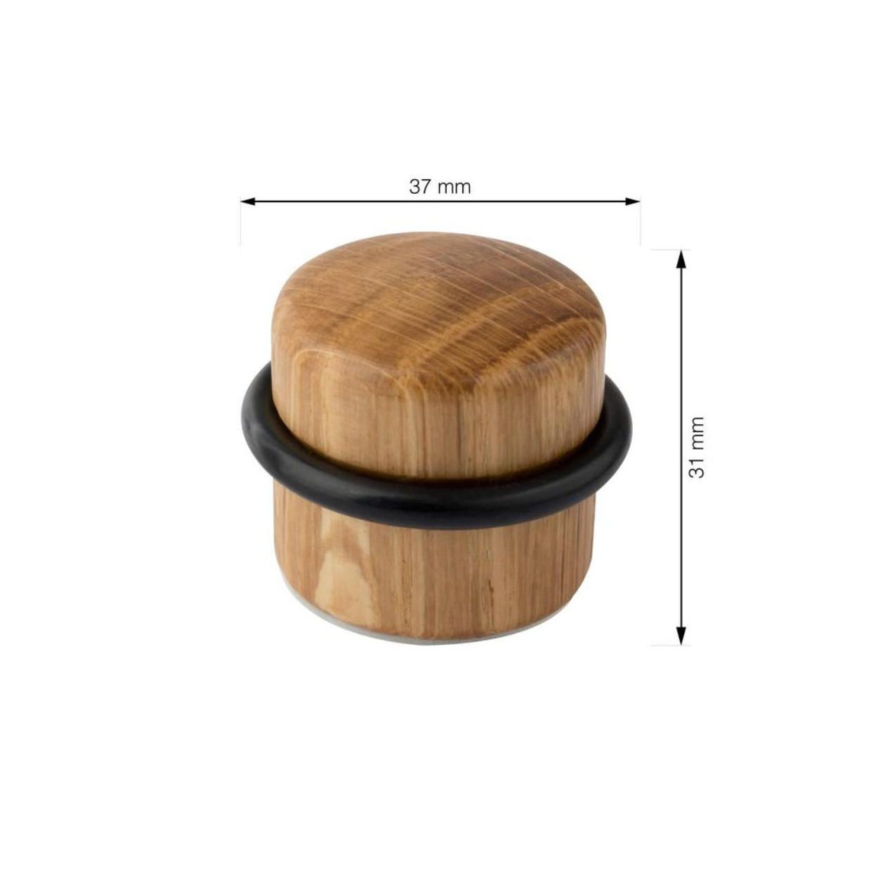 Self Adhesive Door Stop Oak 37x32mm