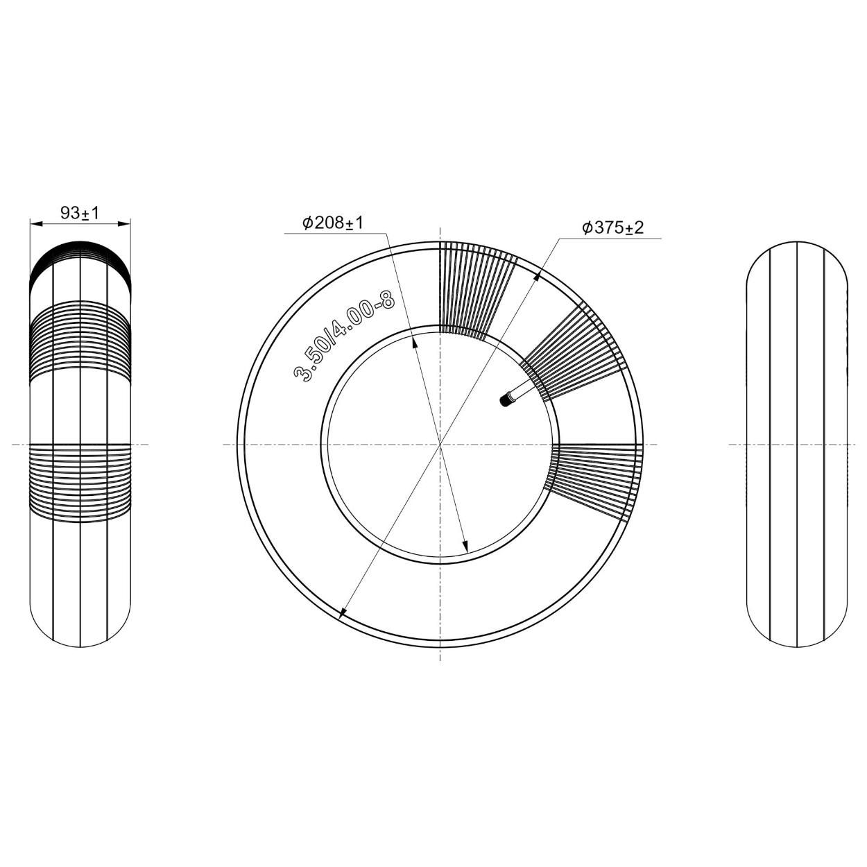 Spare Inner Tube 400mm (15.7")