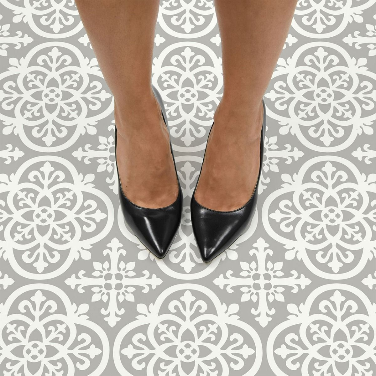 Peel and stick floor tiles