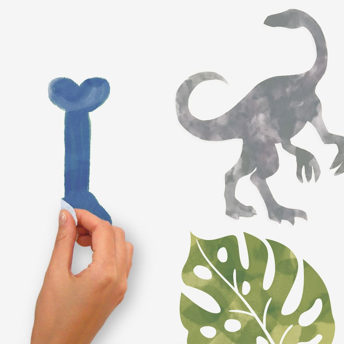 Watercolor Dinosaur Peel And Stick Wall