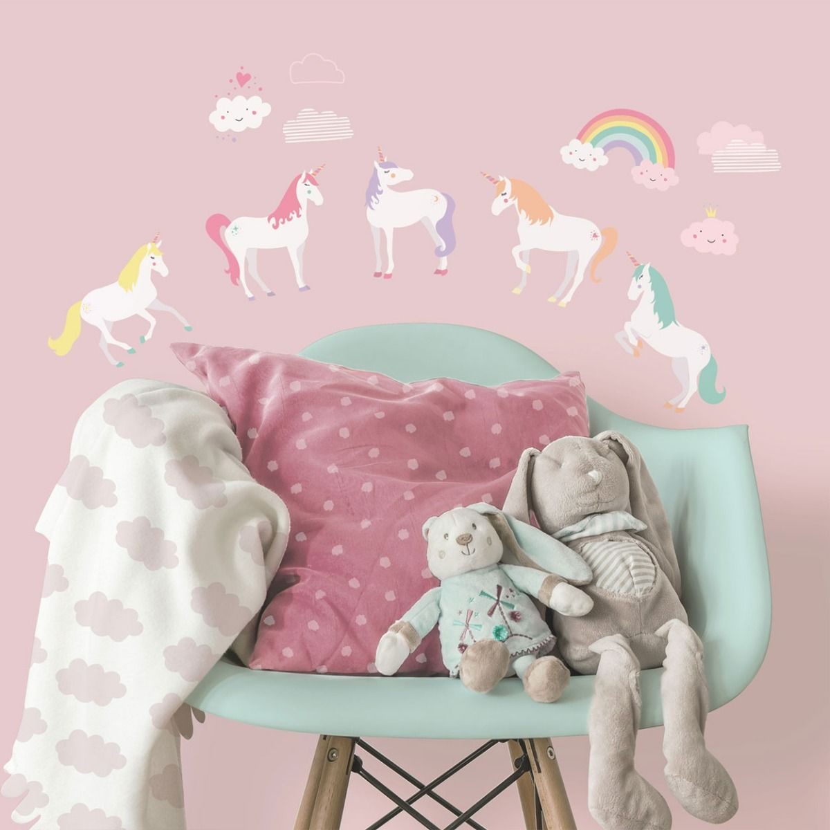 UNICORN MAGIC PEEL & STICK WALL DECAL