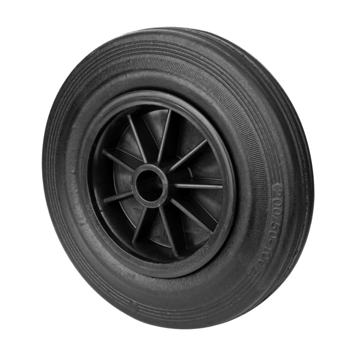 Transport Wheel Black 200mm (8")