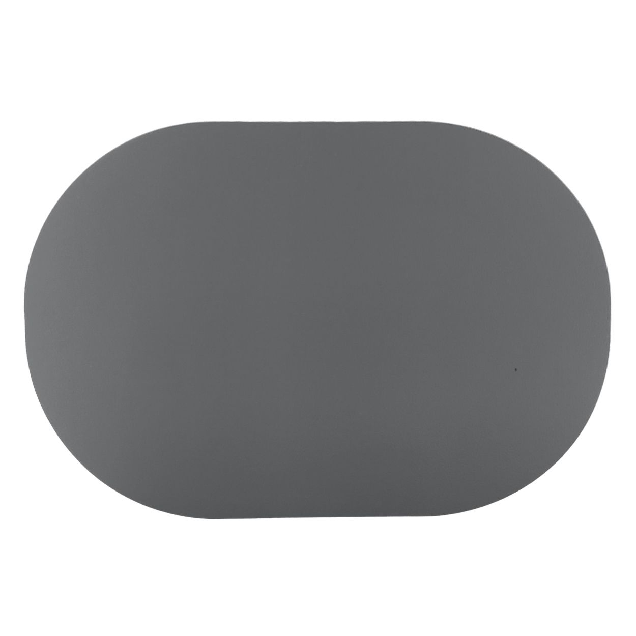 Faux Leather Placemat Charcoal