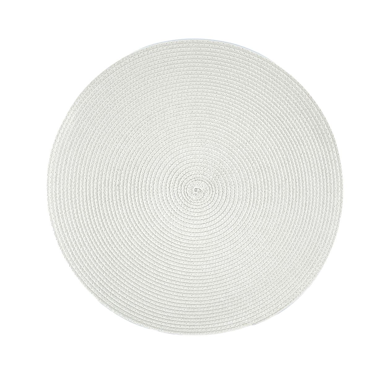 Woven Round Placemat Cream