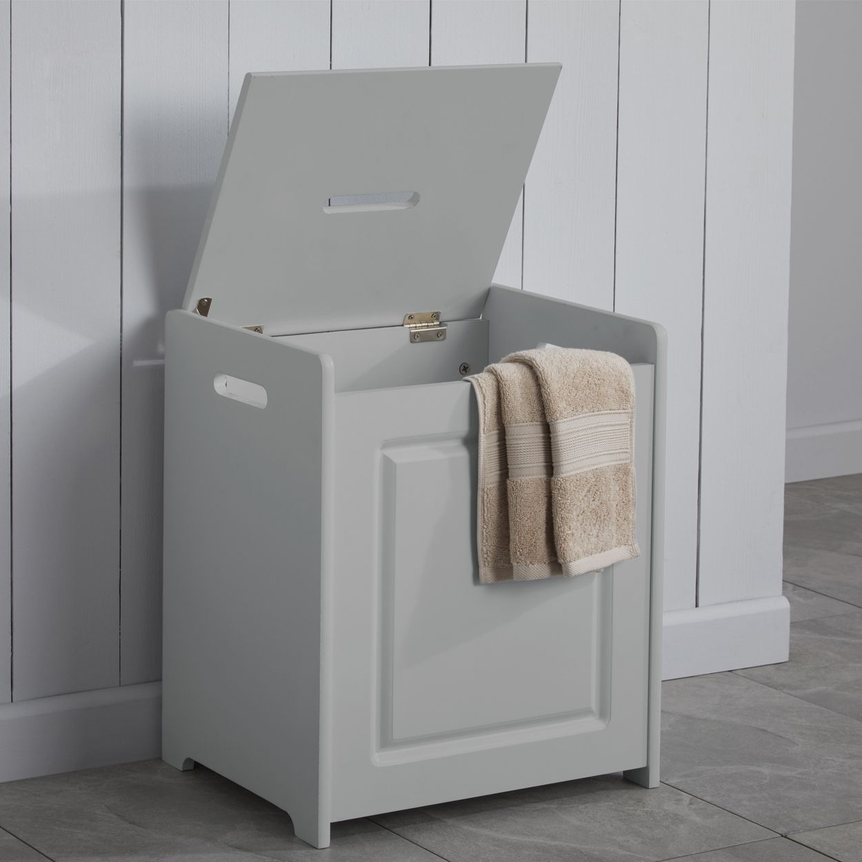 Chatsworth Grey Laundry Hamper