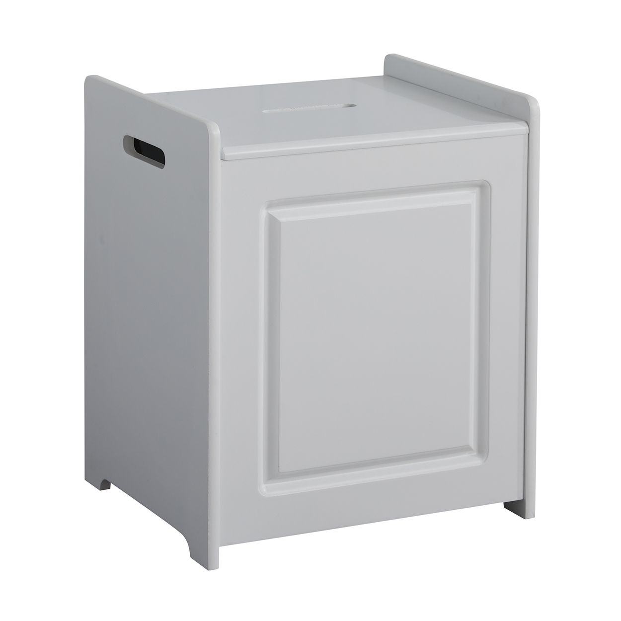 Chatsworth White Laundry Hamper