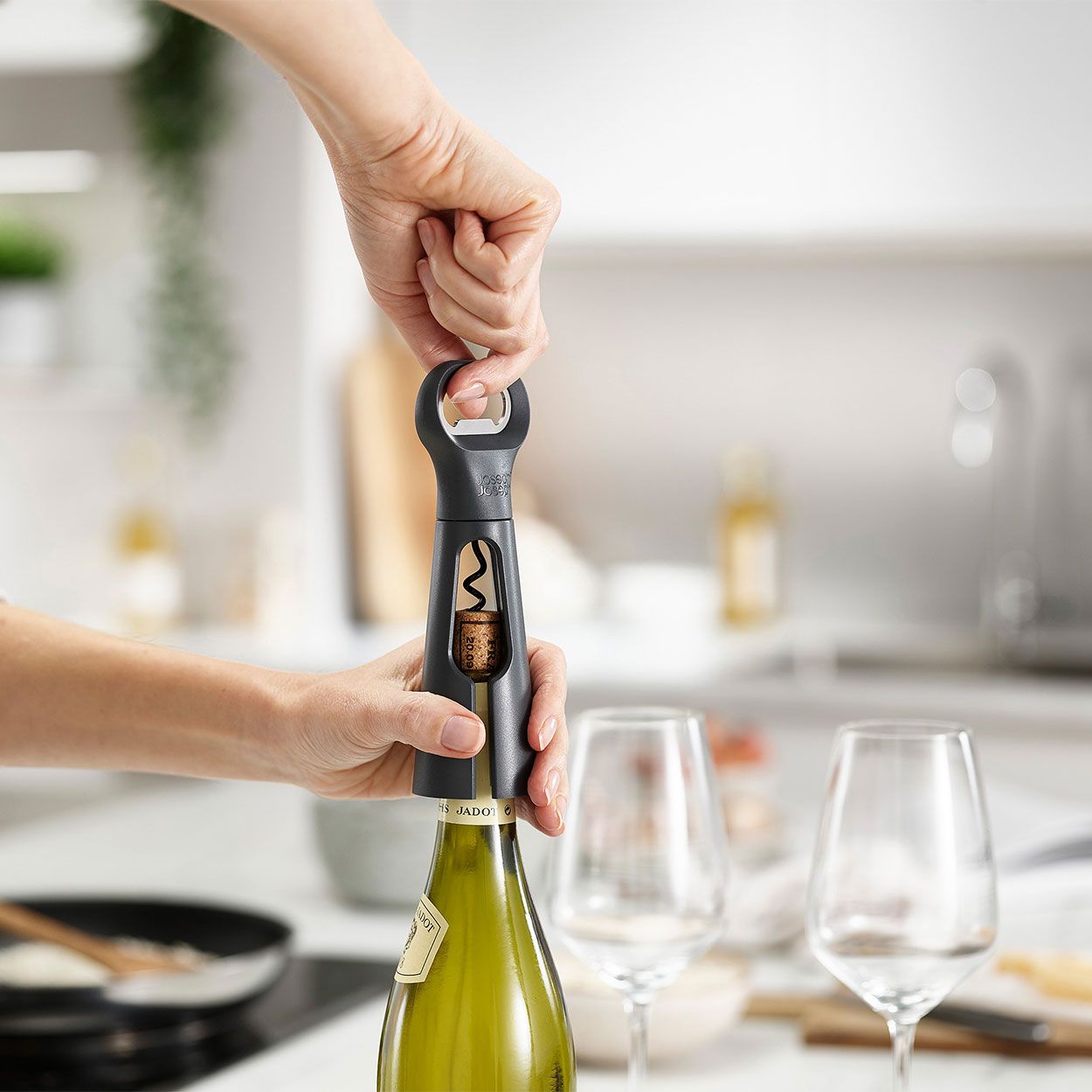 Joseph Joseph Duo 3 In 1 Corkscrew Grey