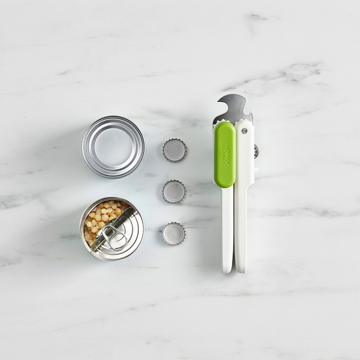 Joseph Joseph Duo 3 In 1 Can Opener White