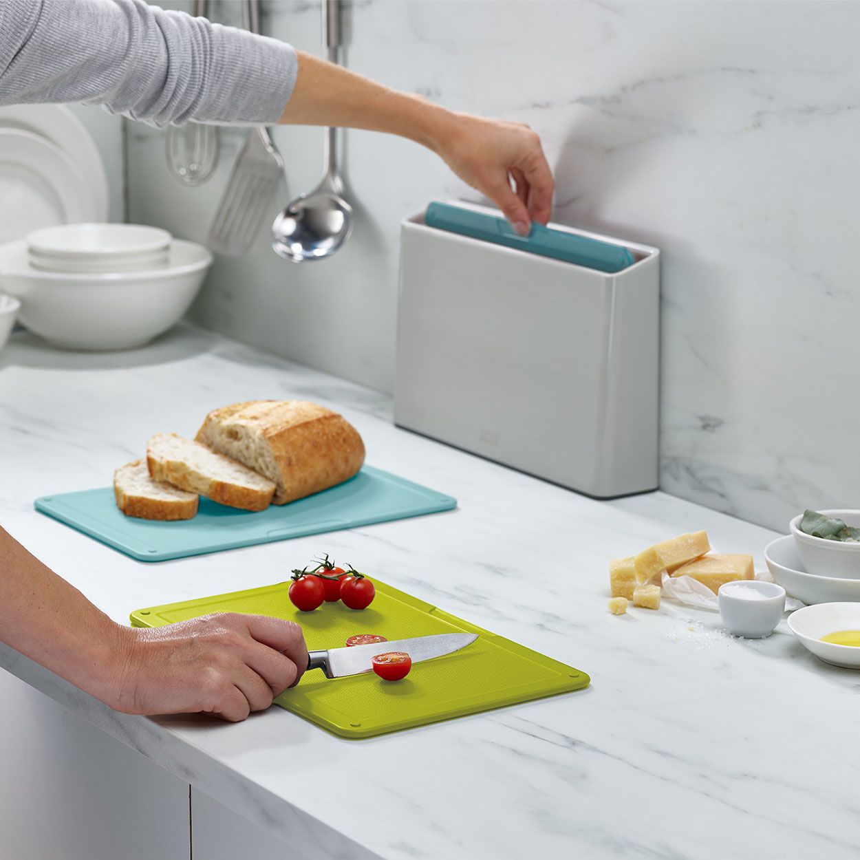 Joseph Joseph Duo 3Pc Chopping Board Set Opal
