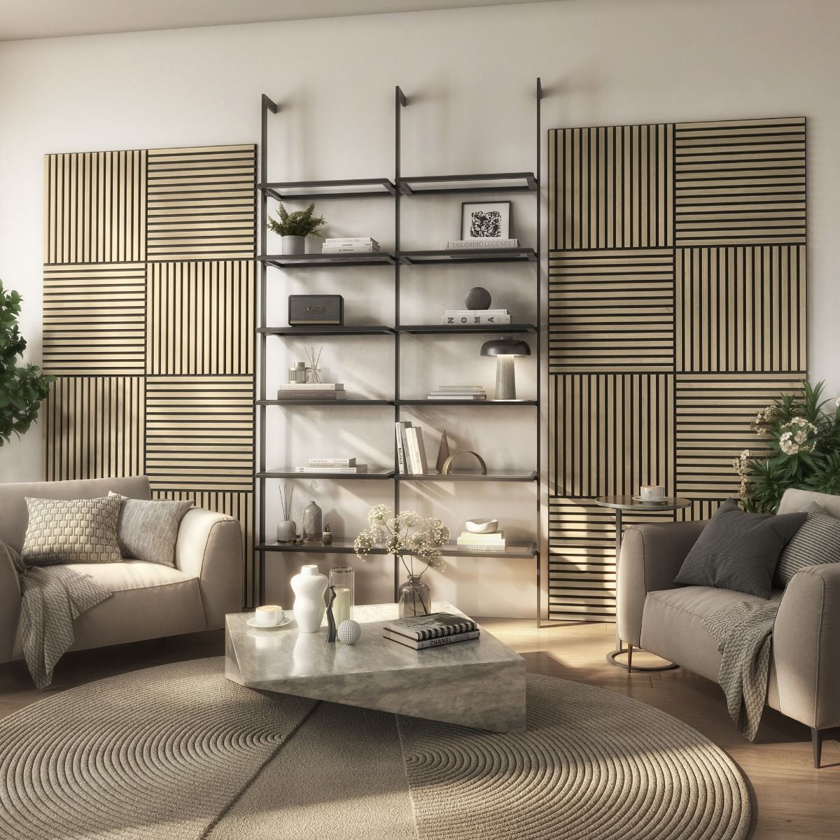 Light Oak Acoustic Wall Tile 600 x 605mm