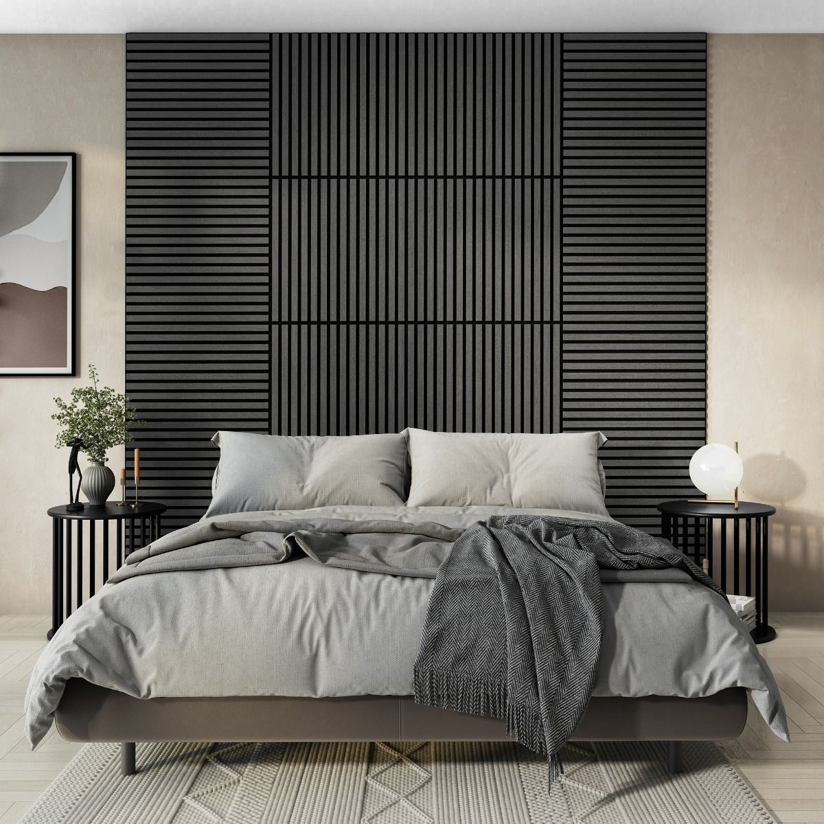 Dark Grey Acoustic Wall Tile 600 x 605mm