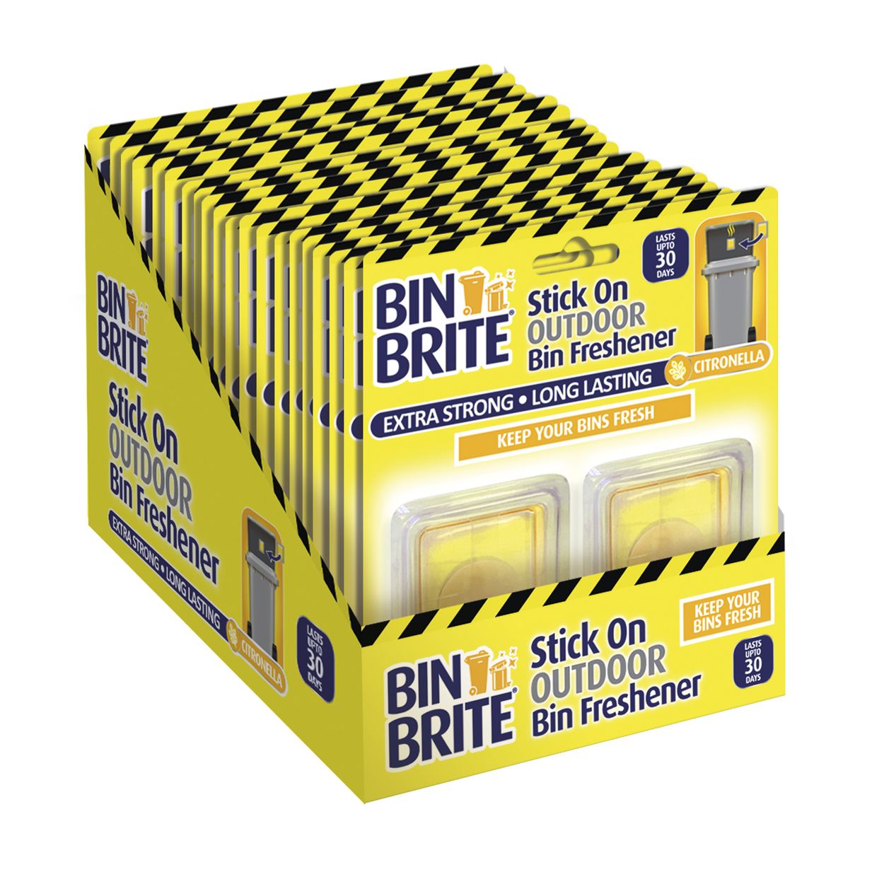 Stick On Freshener Large With Citronella 2Pk