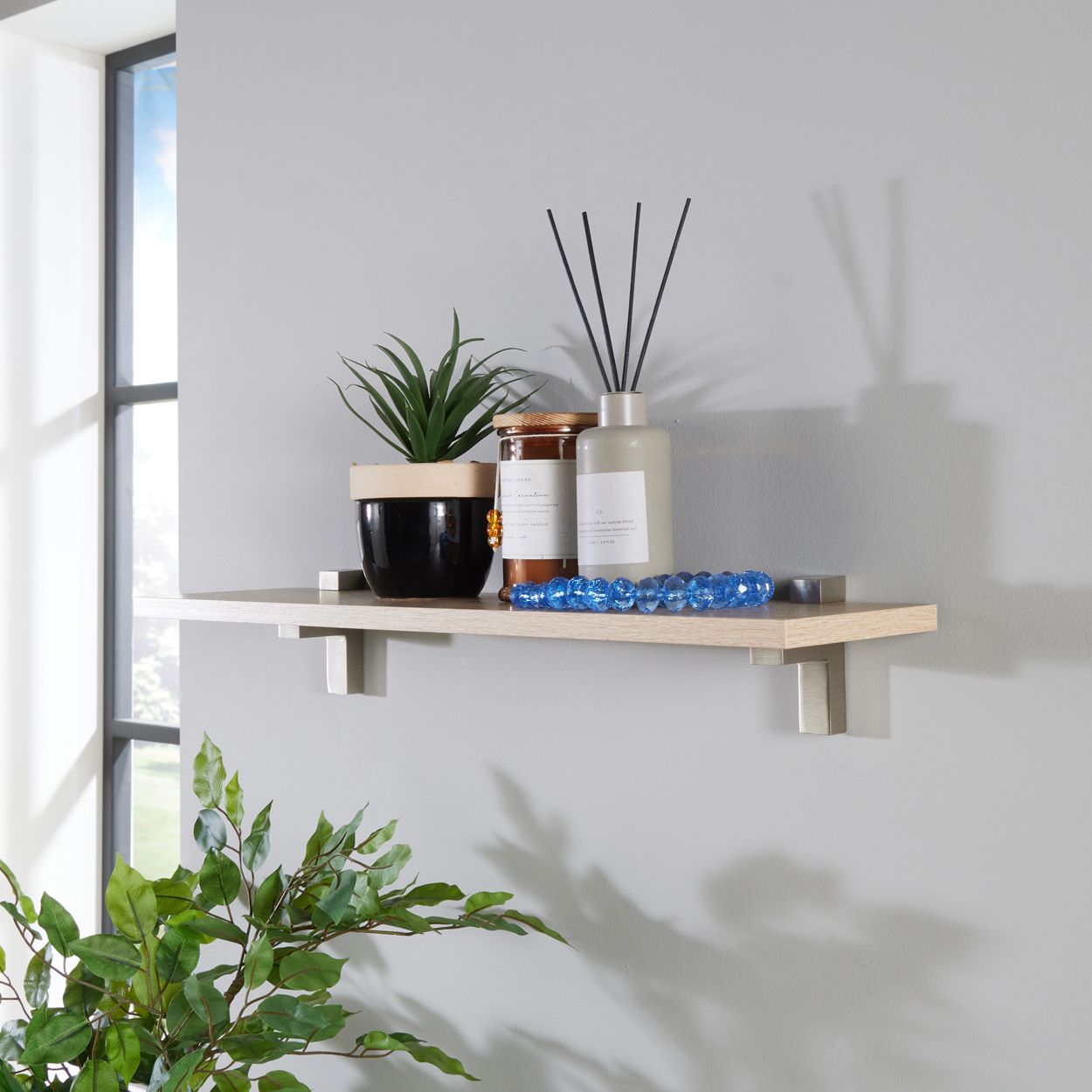 60CM SHELF OAK