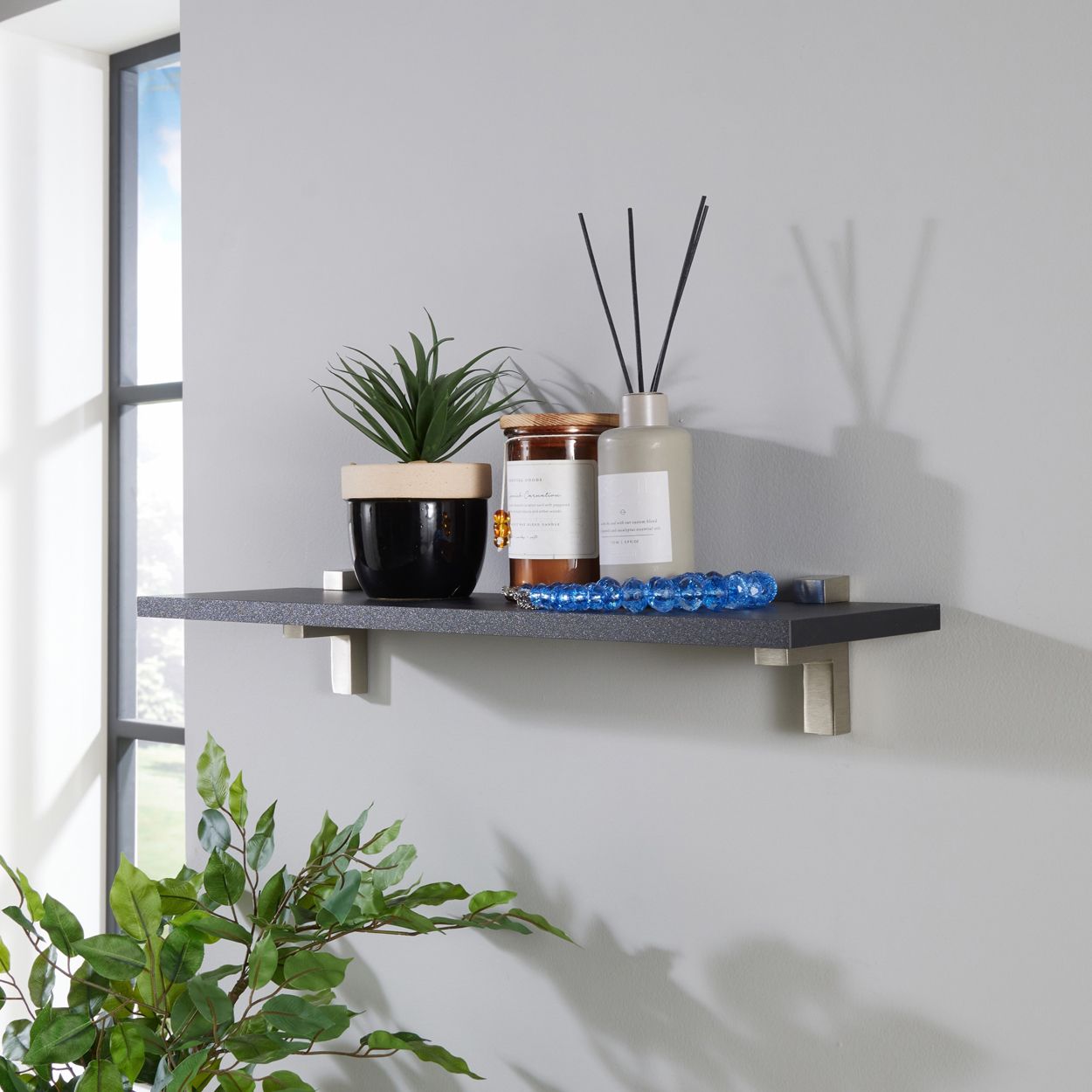 60CM SHELF BLACK
