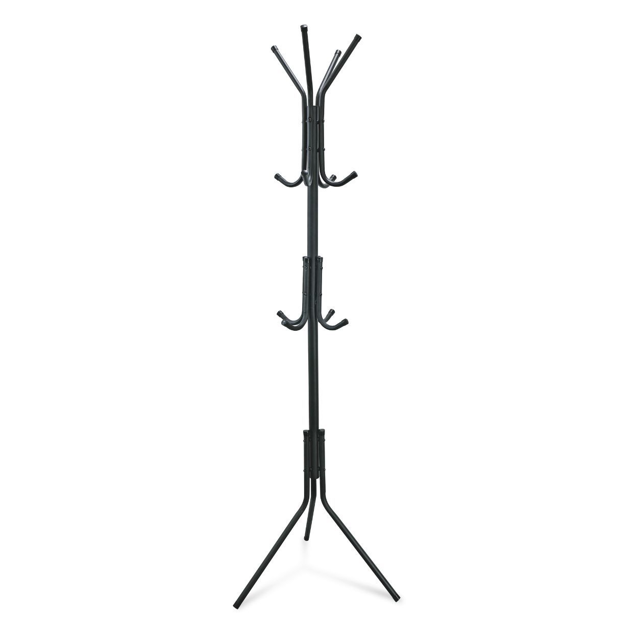 Metal Coat Rack With 12 Hooks