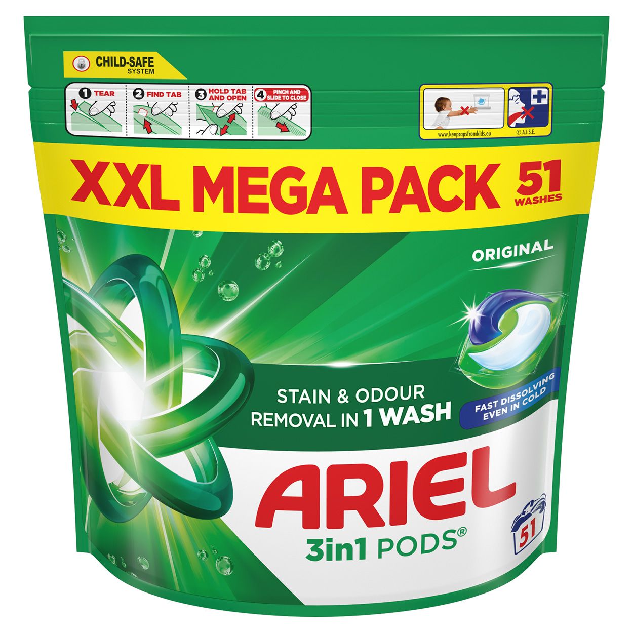 Ariel Original Pods 51 Washes