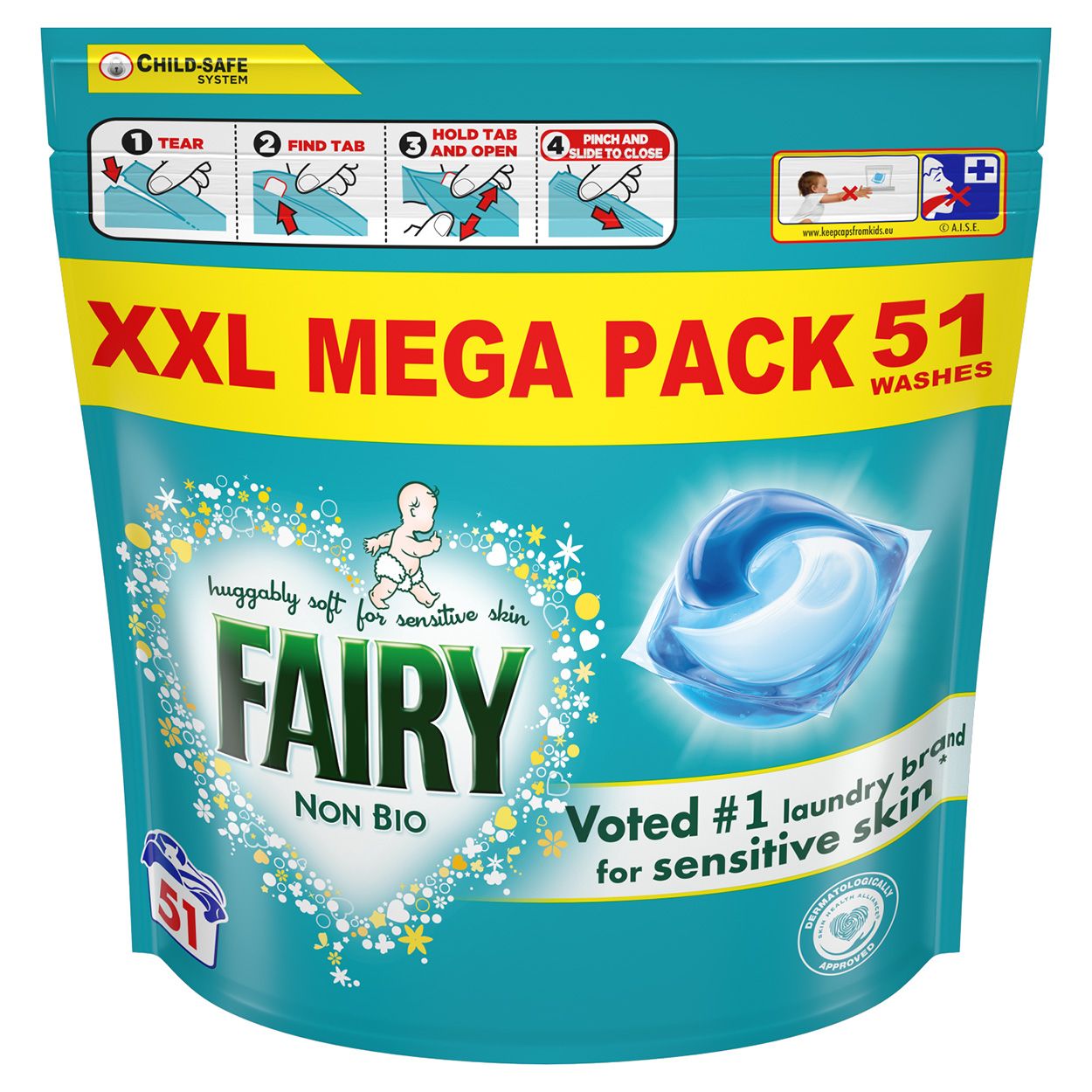 Fairy Non Bio Pods 51 Washes