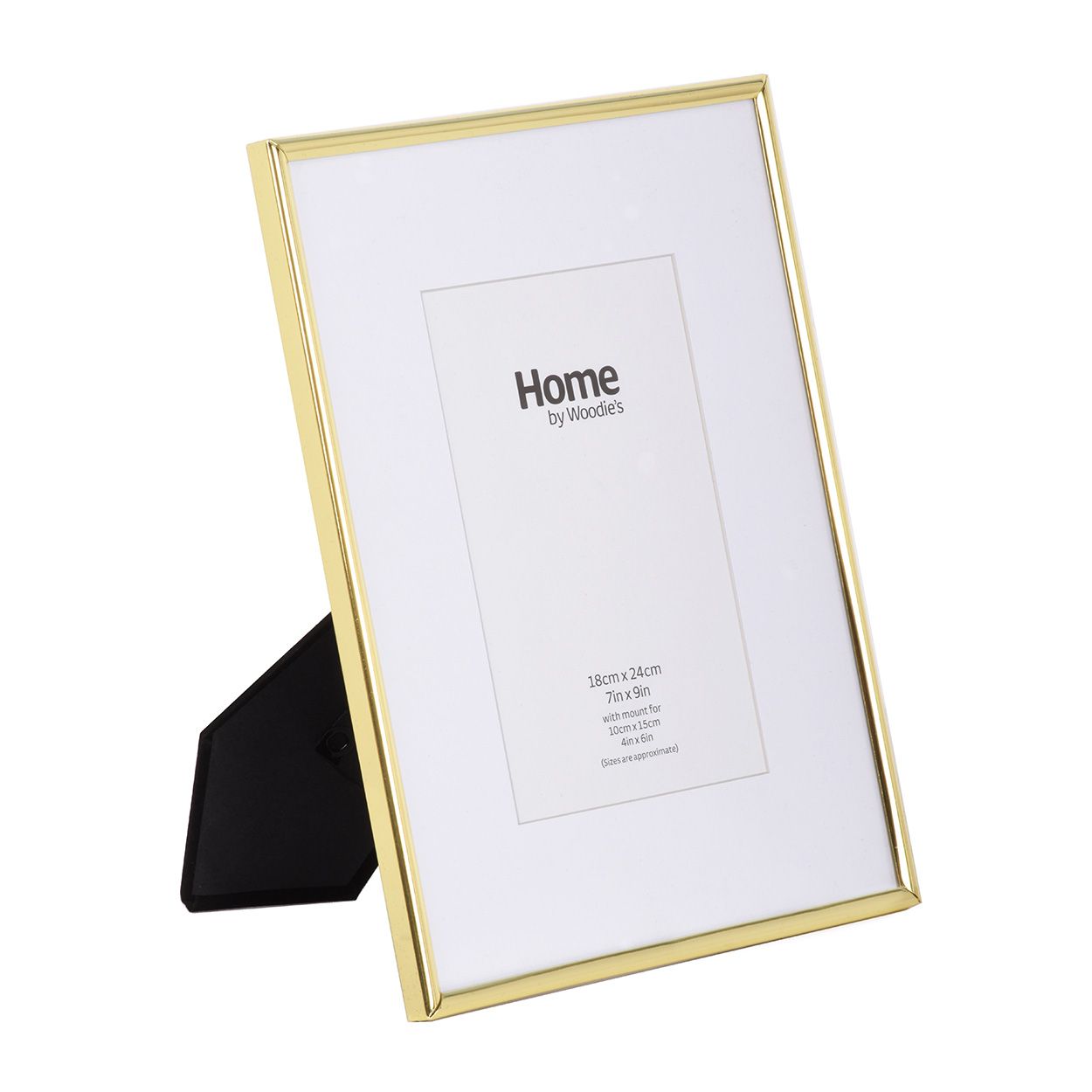 Gold Metal Photo Frame 9x7
