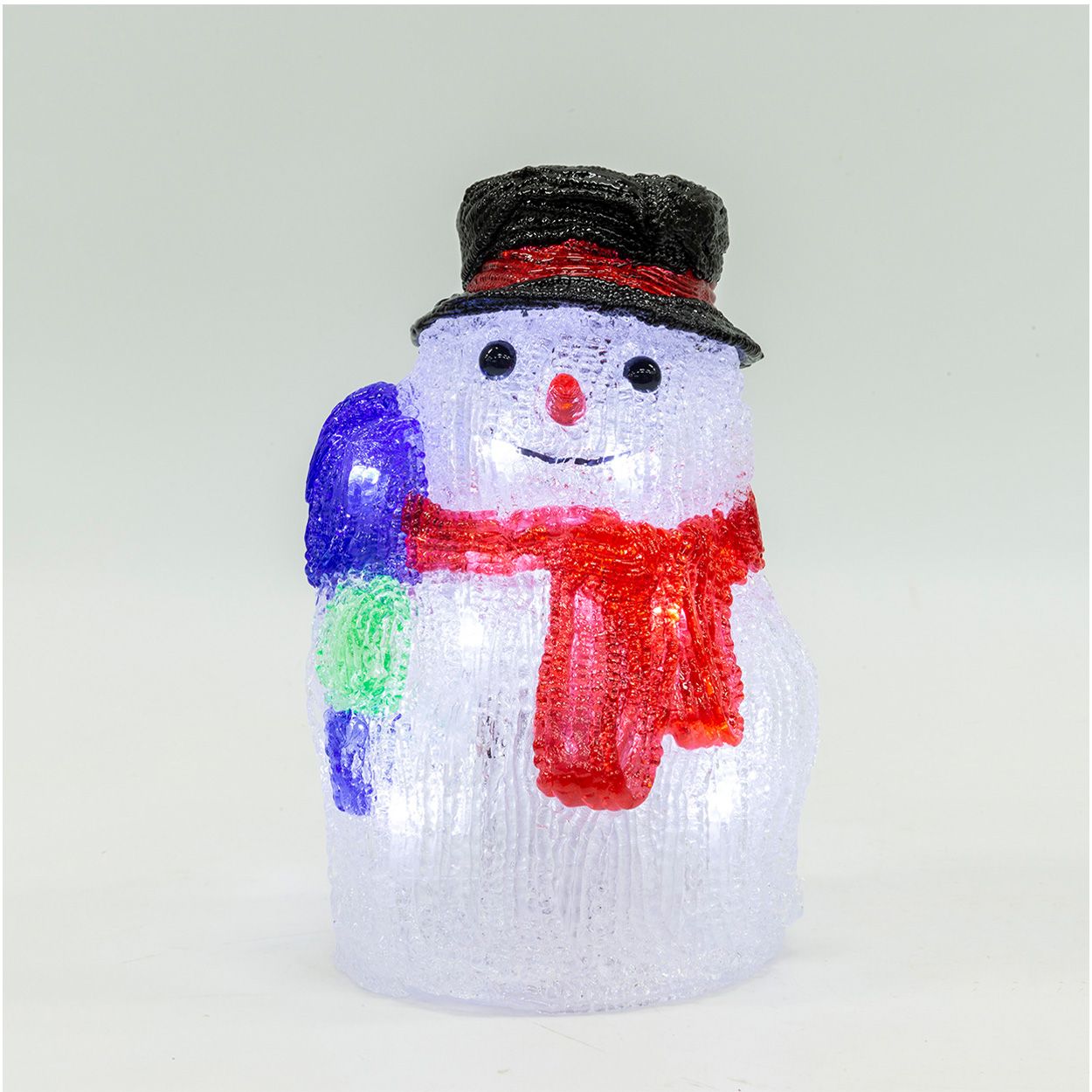 Battery Operated LED Santa 20cm