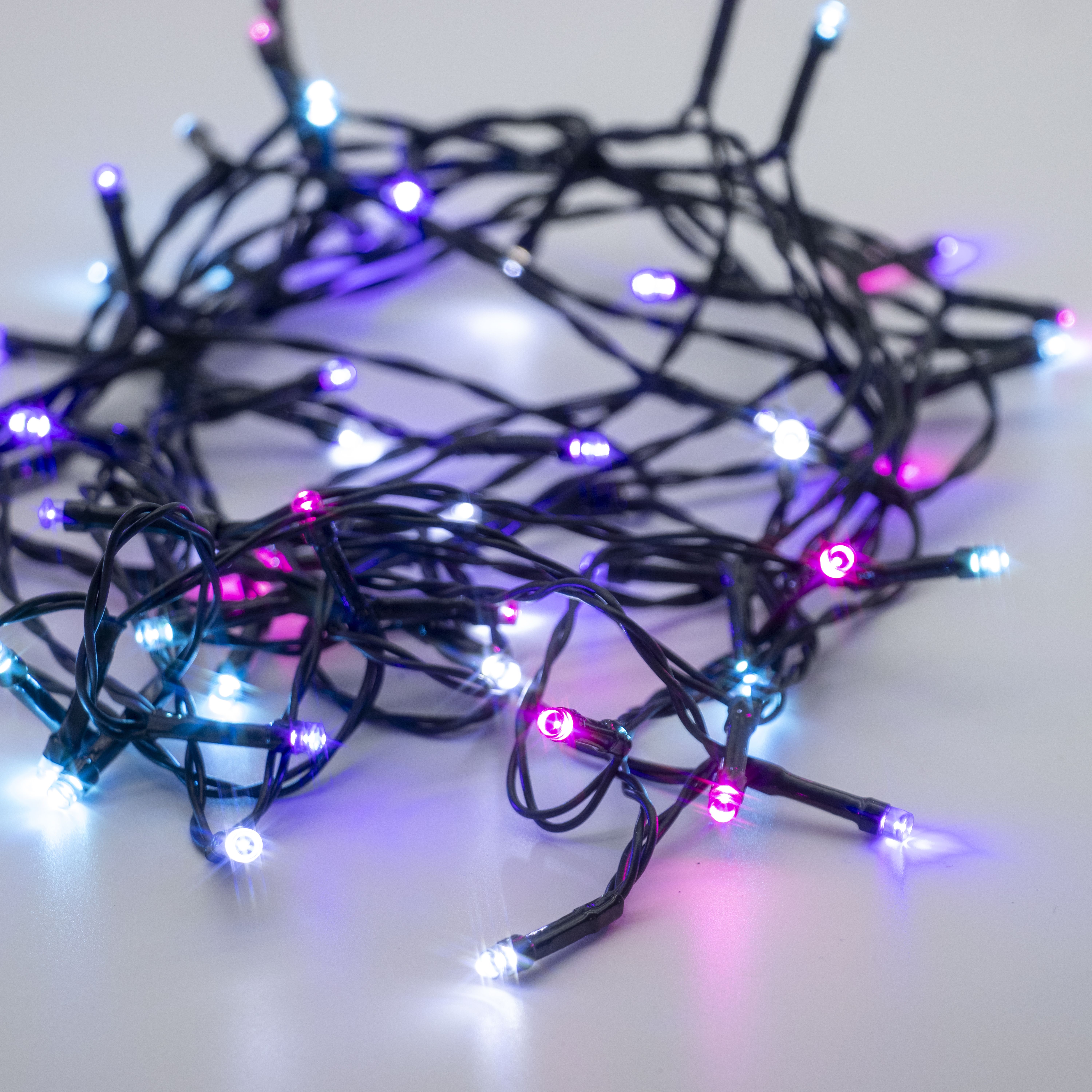 60 Led B/O M/Func Light Pastel