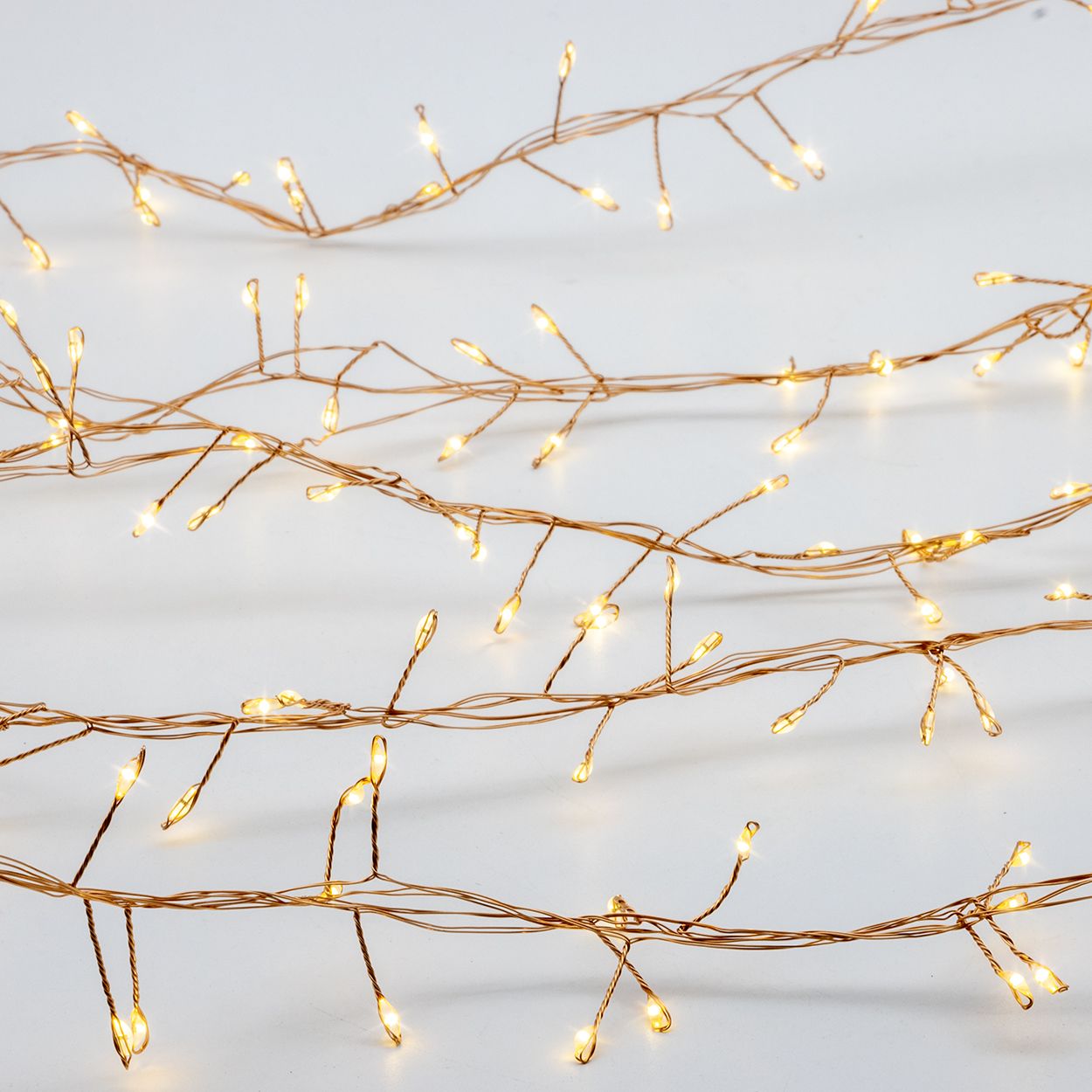 800 Led Cluster Copper Wire Warm White