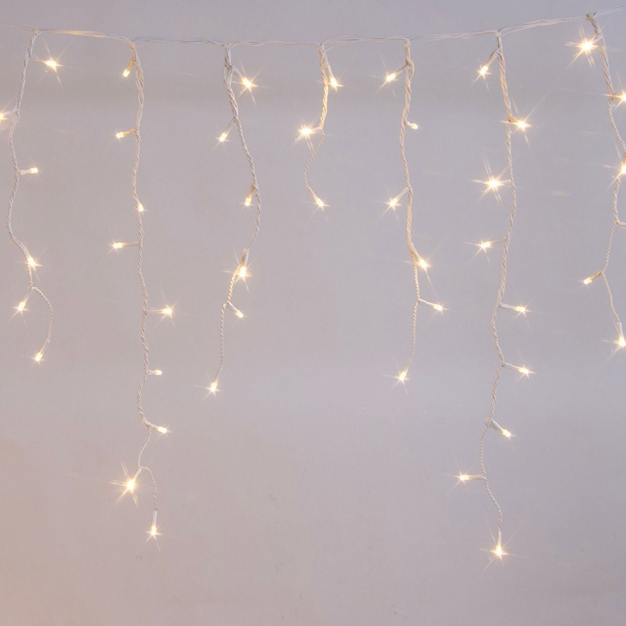 480 Snow Icicles Lights Warm White