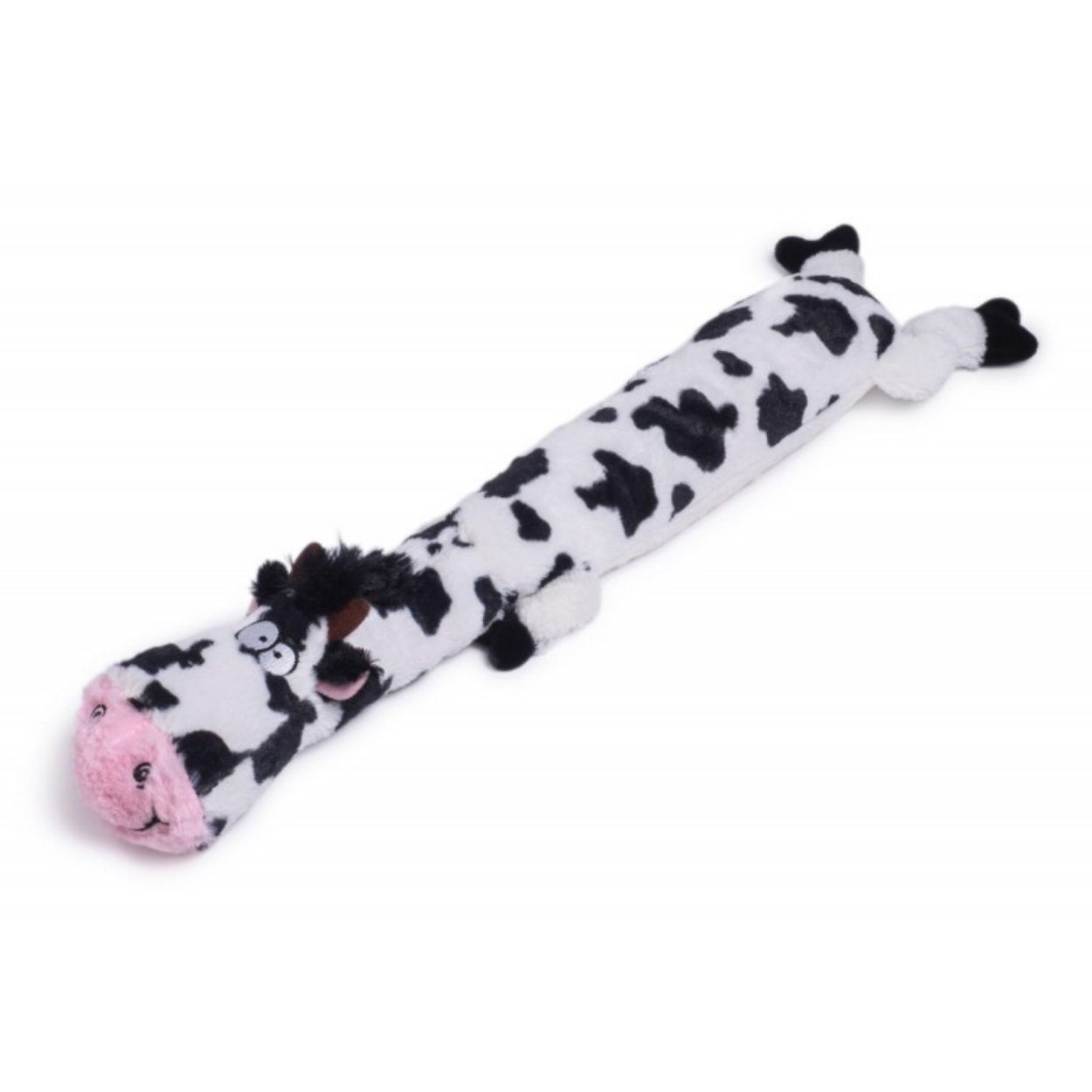 Petface Buddies Lazy Moo Plush Dog Toy