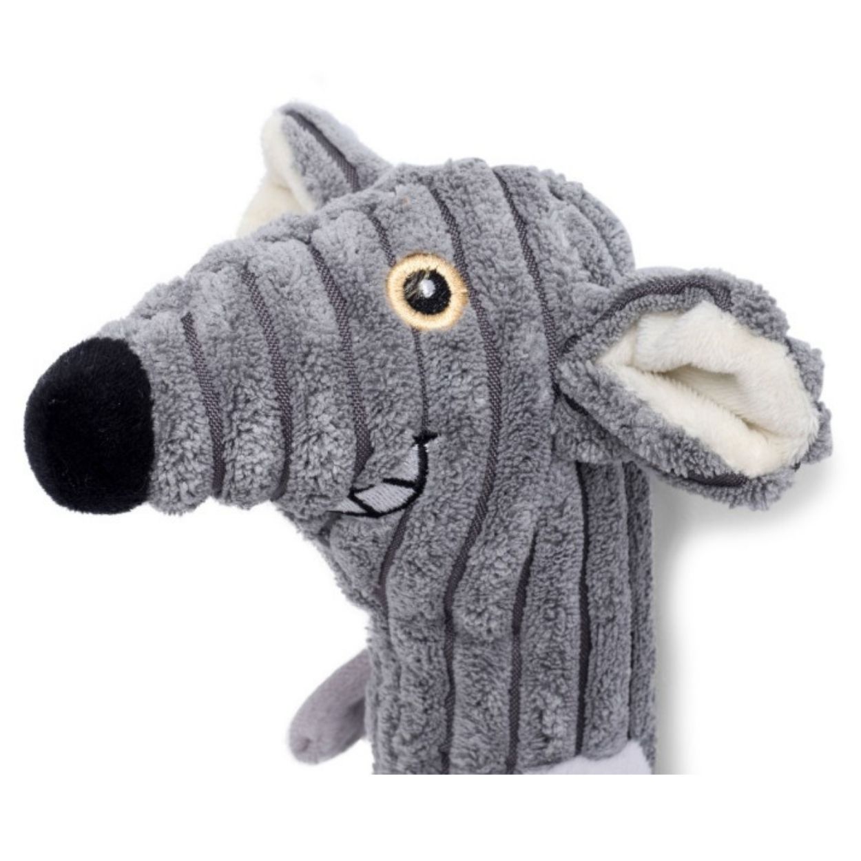 Petface Buddies Mouse Stick Plush Dog Toy