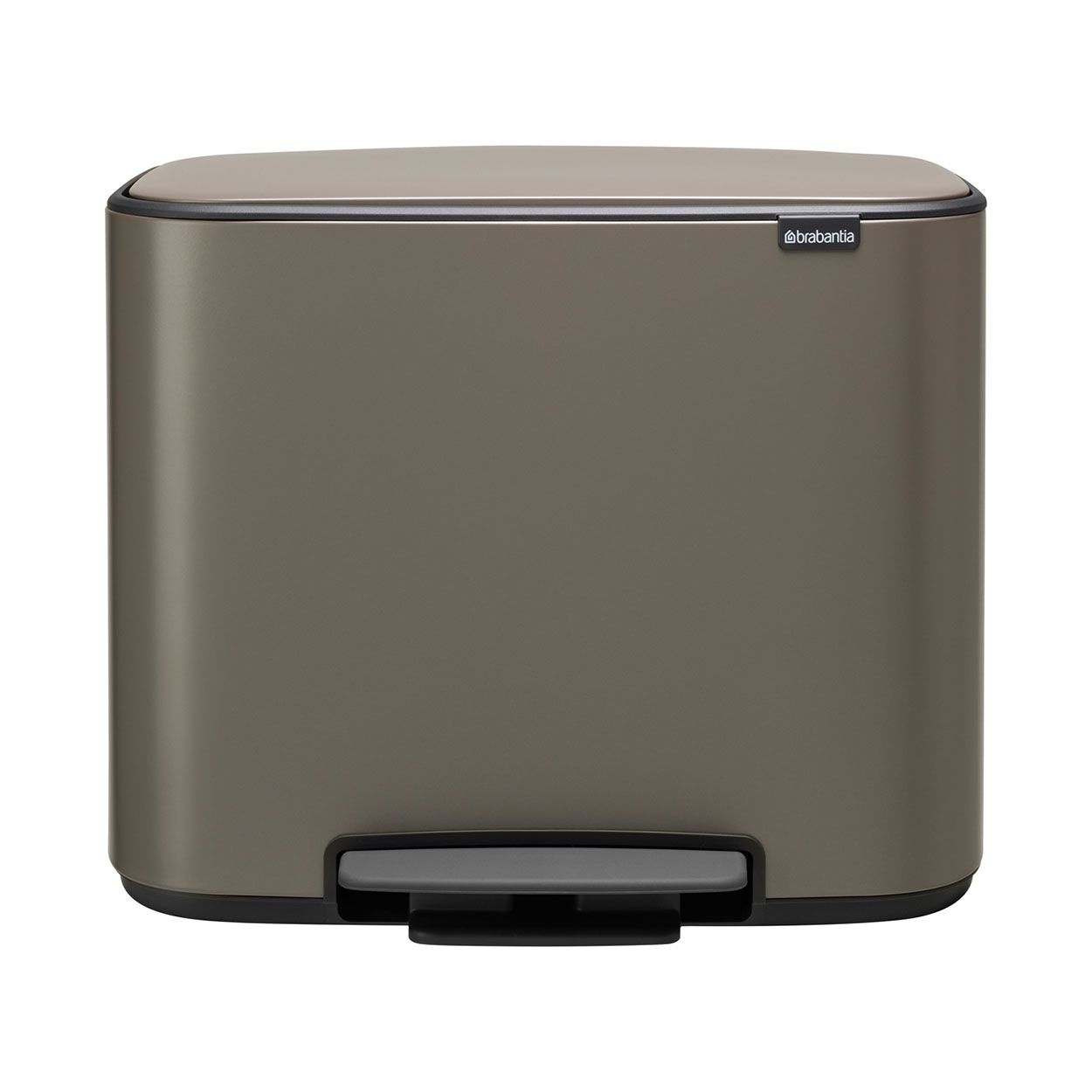 Brabantia Bo Pedal Bin, 36L - Platinum