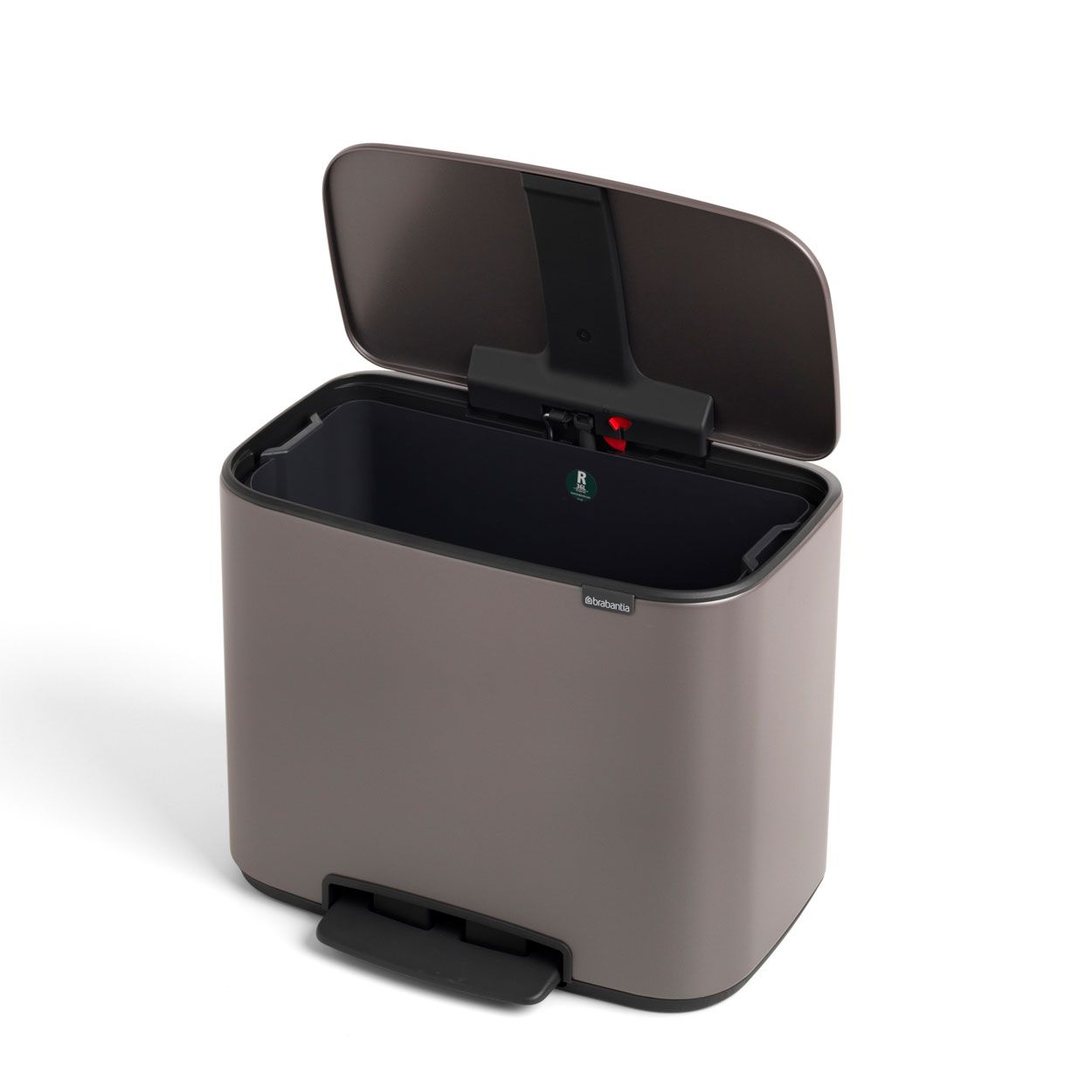 Brabantia Bo Pedal Bin, 36L - Platinum
