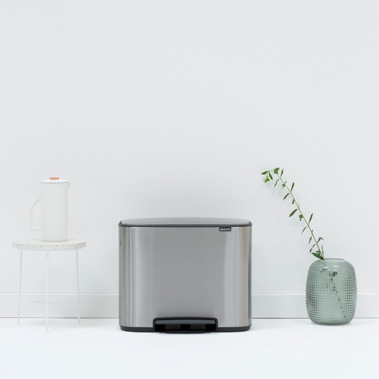 Brabantia Bo Pedal Bin, 36L - Matt Steel Fpp