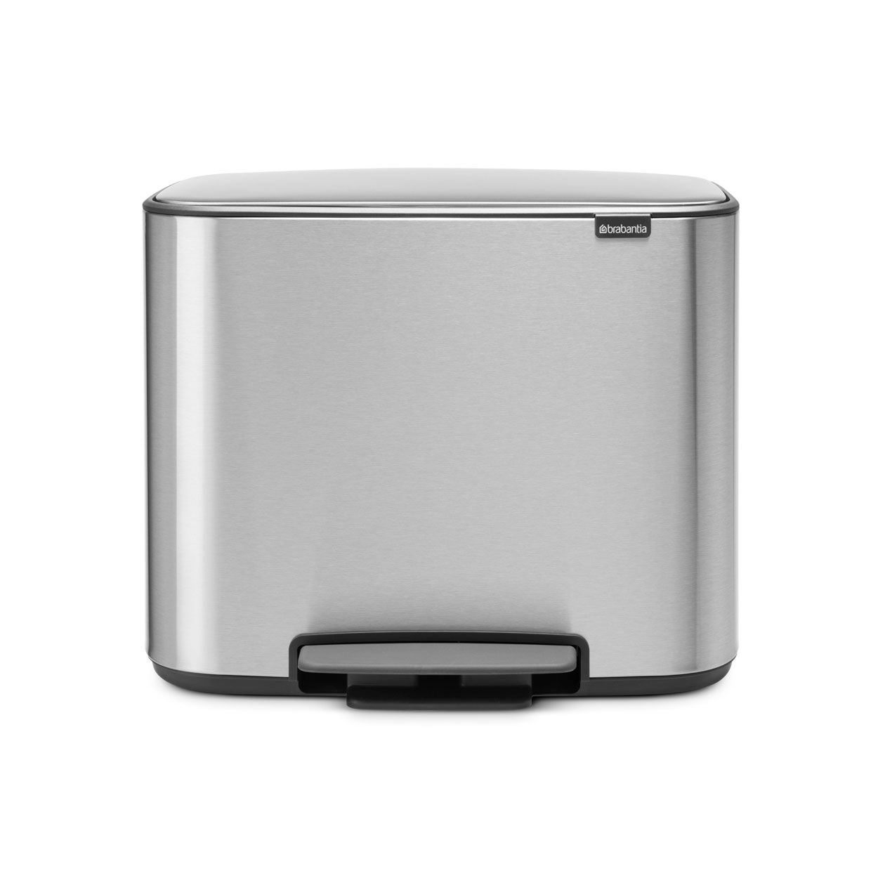 Brabantia Bo Pedal Bin, 11 + 23L - Matt Steel Fpp