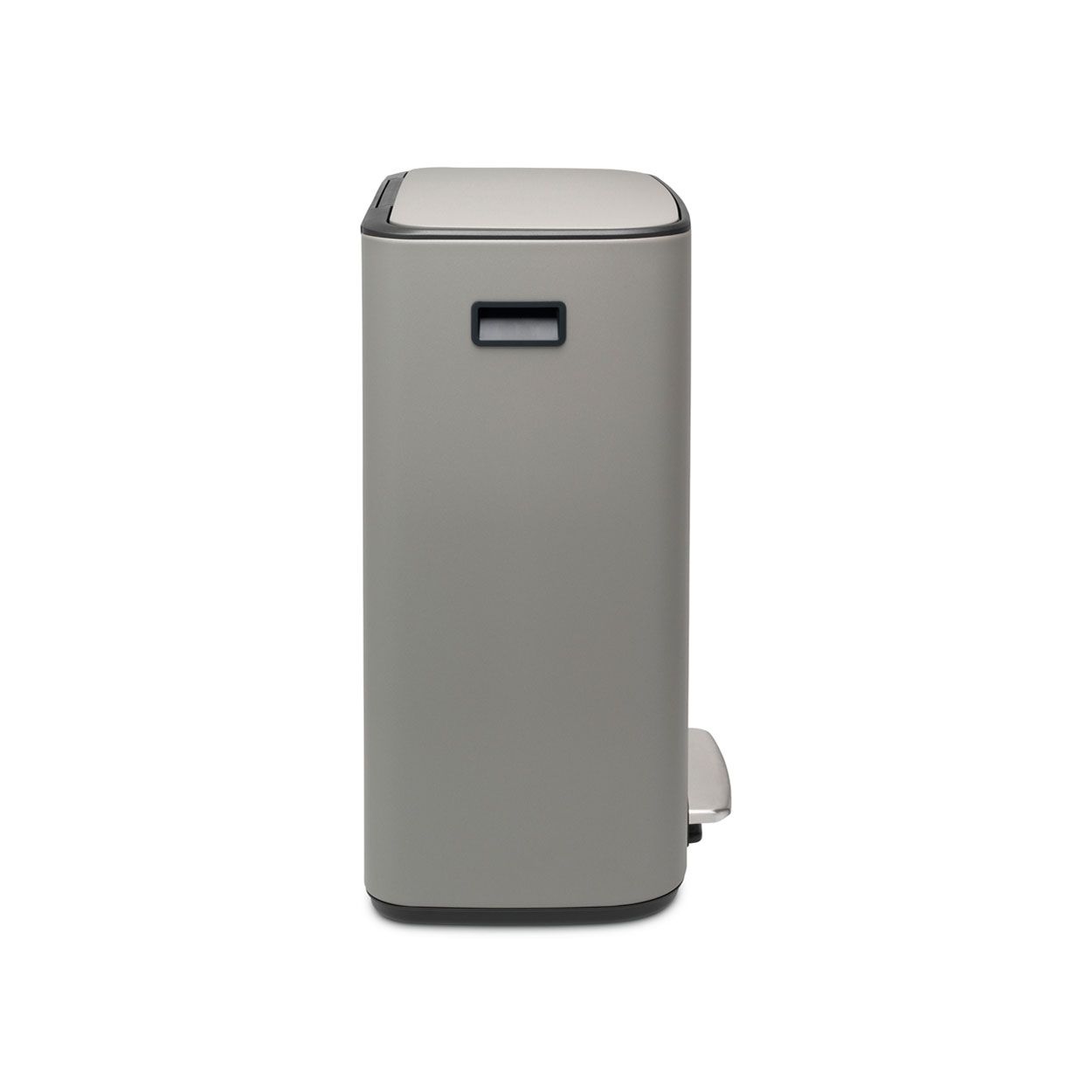 Brabantia Bo Pedal Bin, 60L - Mineral Concrete Grey