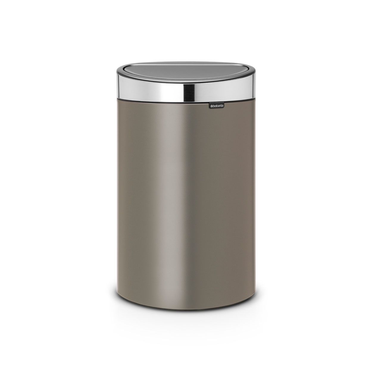 Brabantia Touch Bin, 40L - Platinum