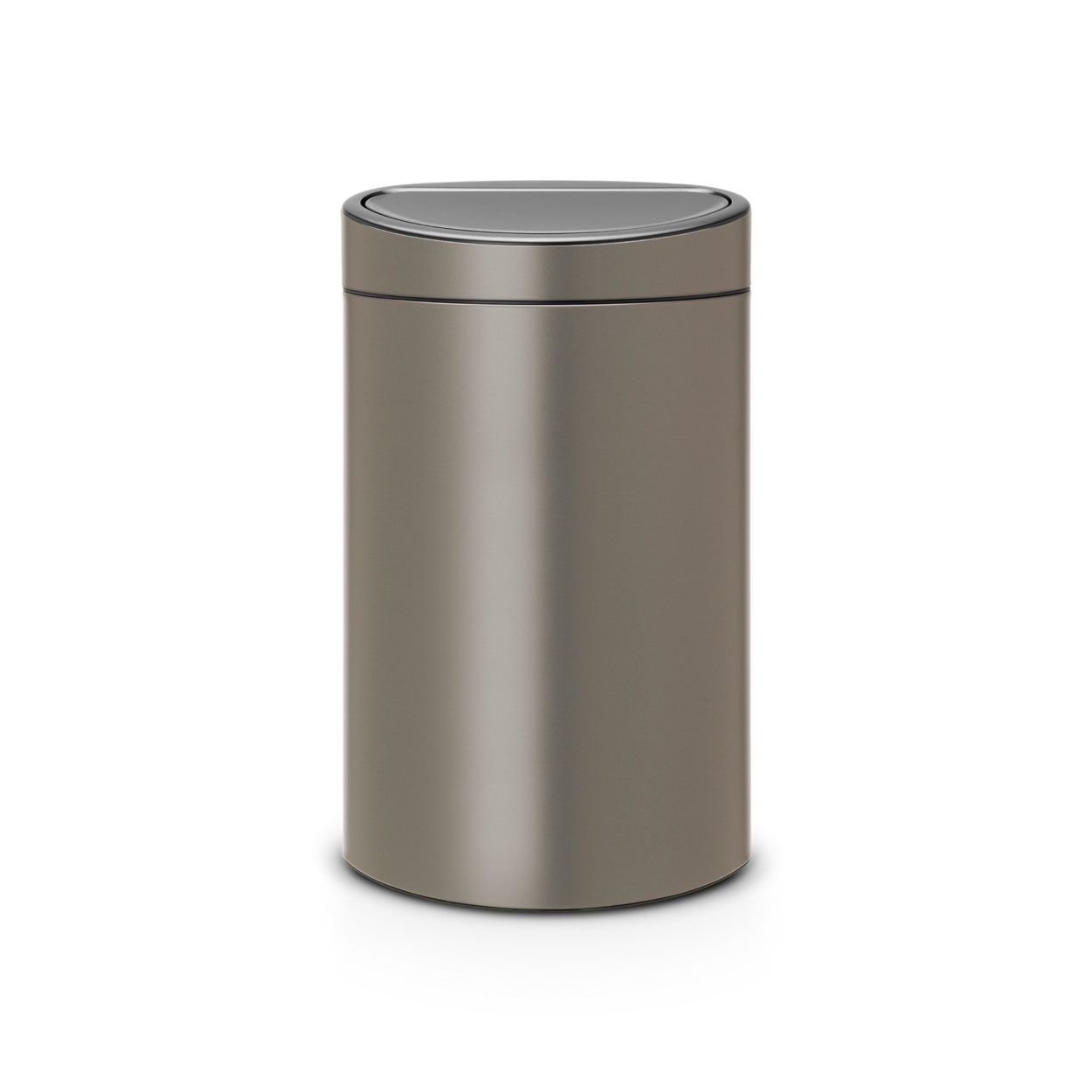 Brabantia Touch Bin Recycle, 23/10L - Platinum