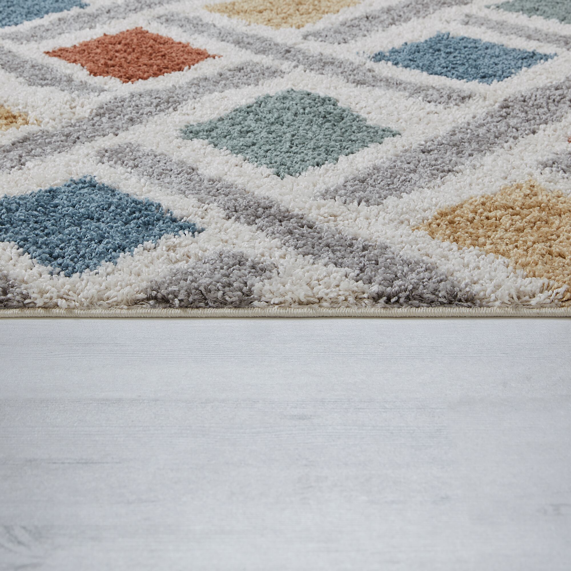 Sketch Geometric Berber Rug 120X170