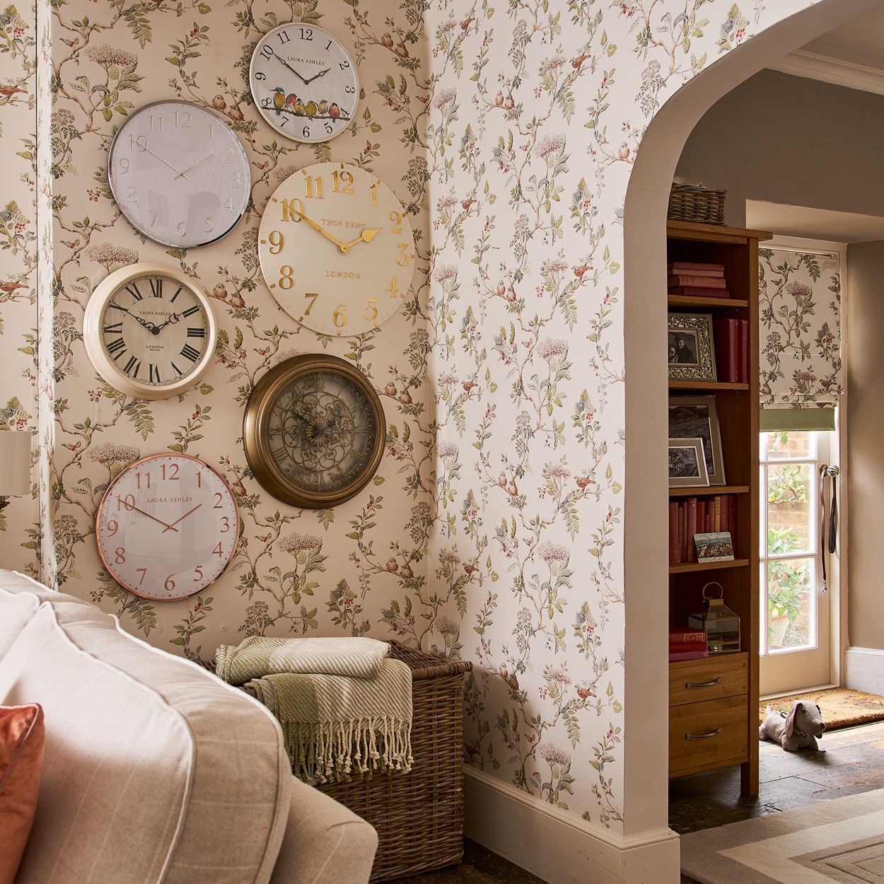 Laura Ashley Elderwood Natural Wallpaper