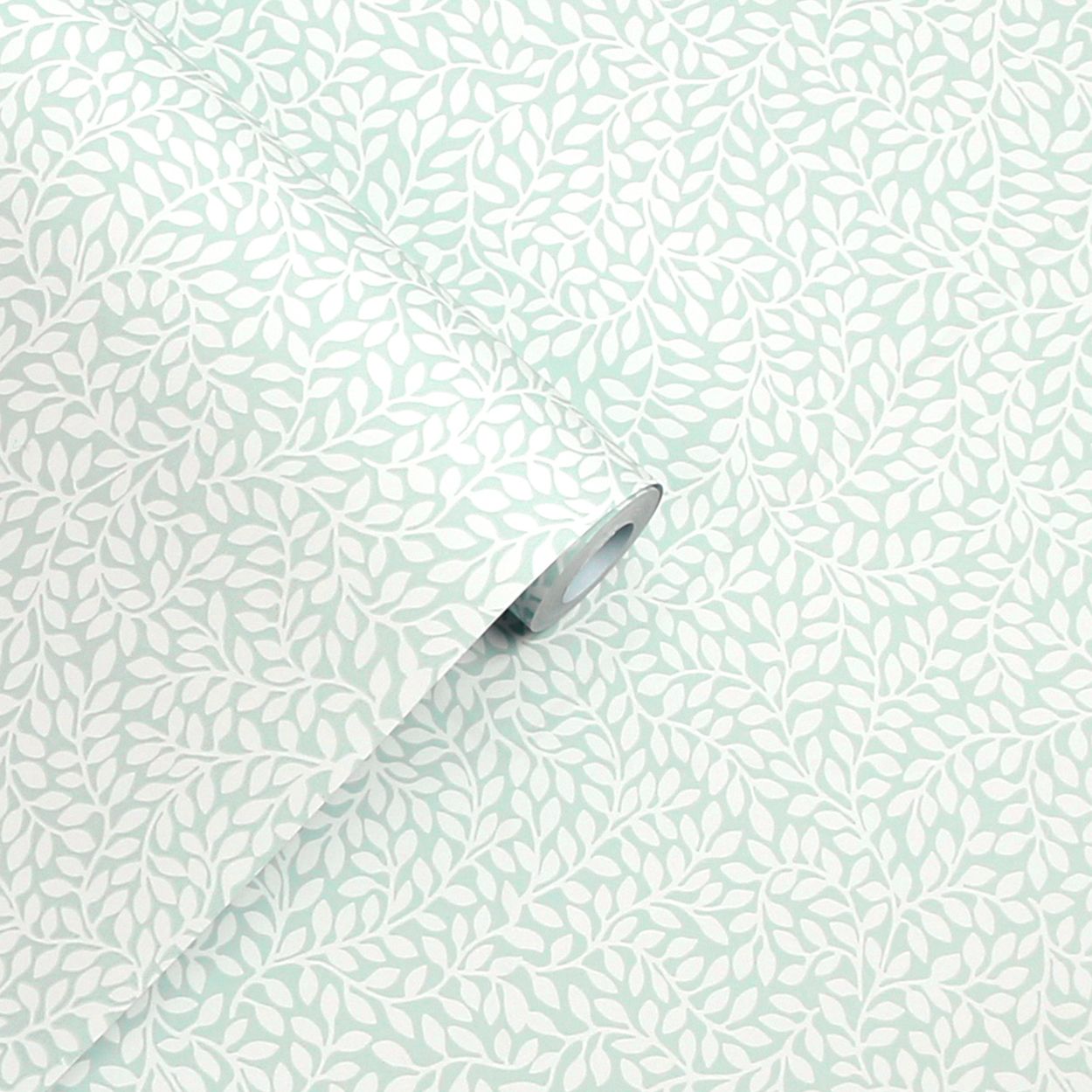 Laura Ashley Little Vines Duck Egg Wallpaper