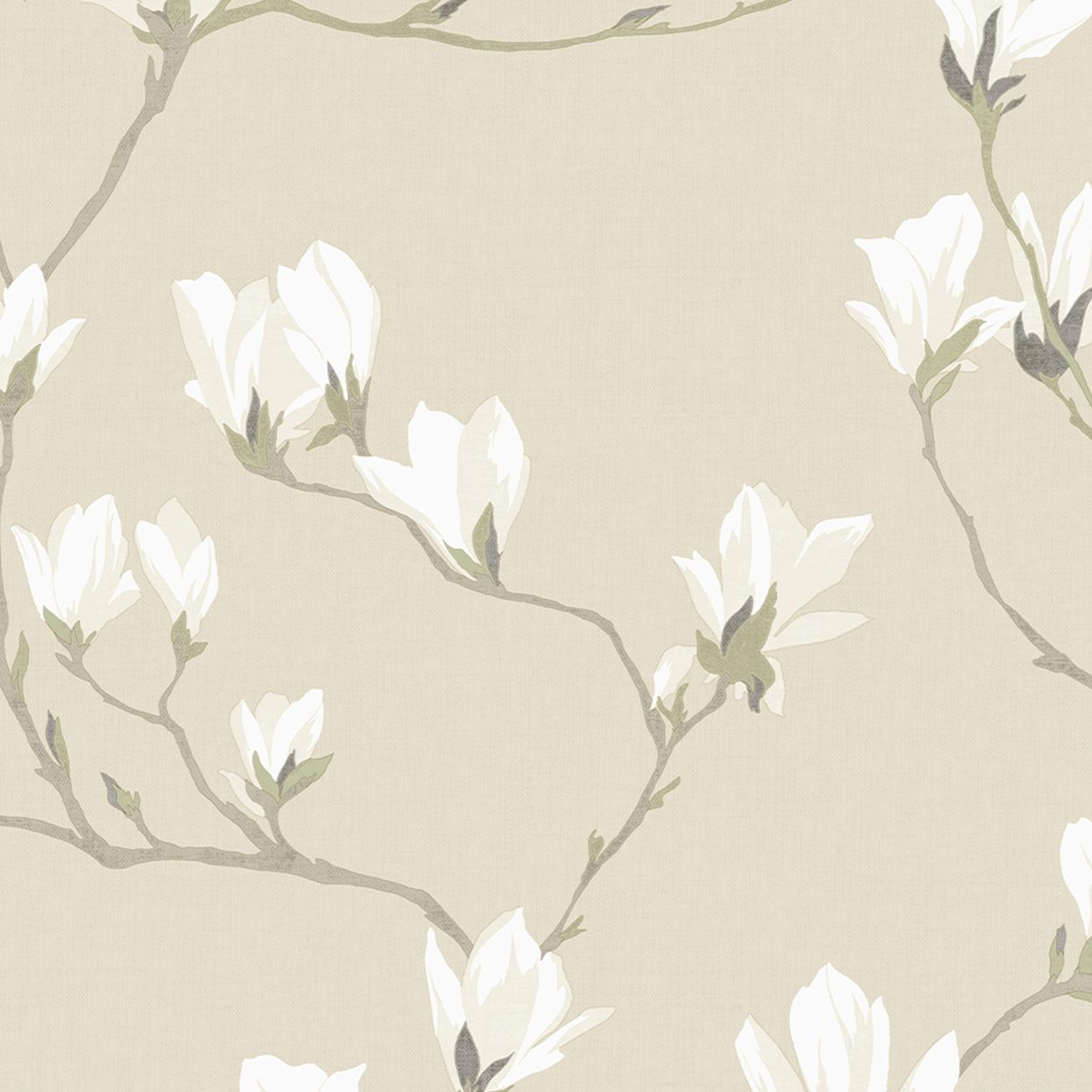 Laura Ashley Magnolia Grove Natural Wallpaper