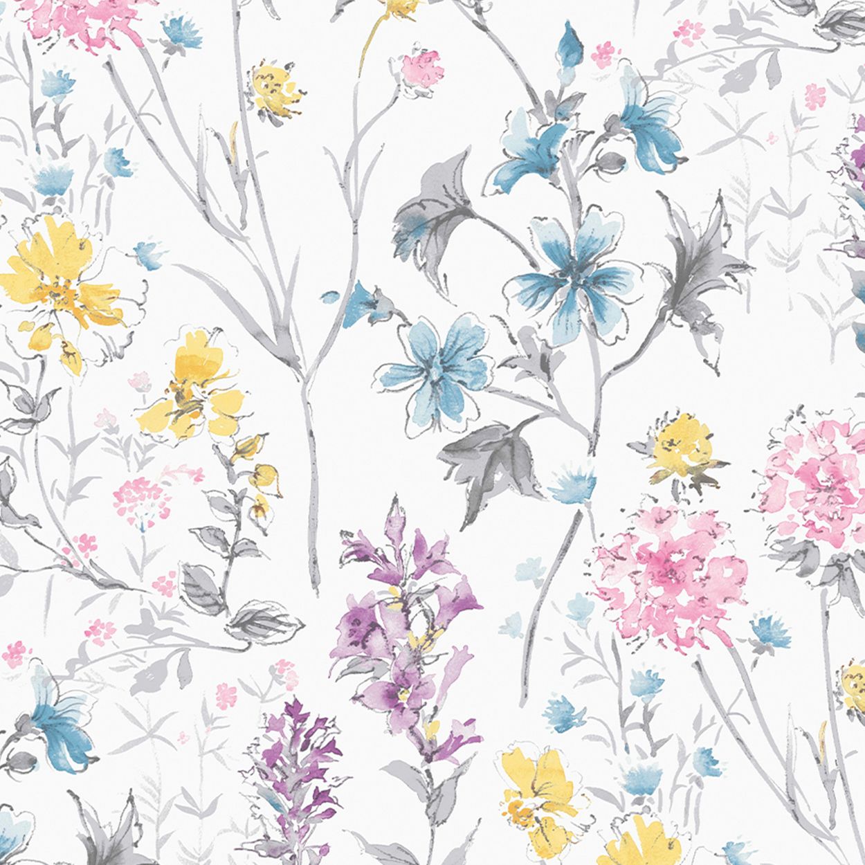 Laura Ashley Wild Meadow Wallpaper