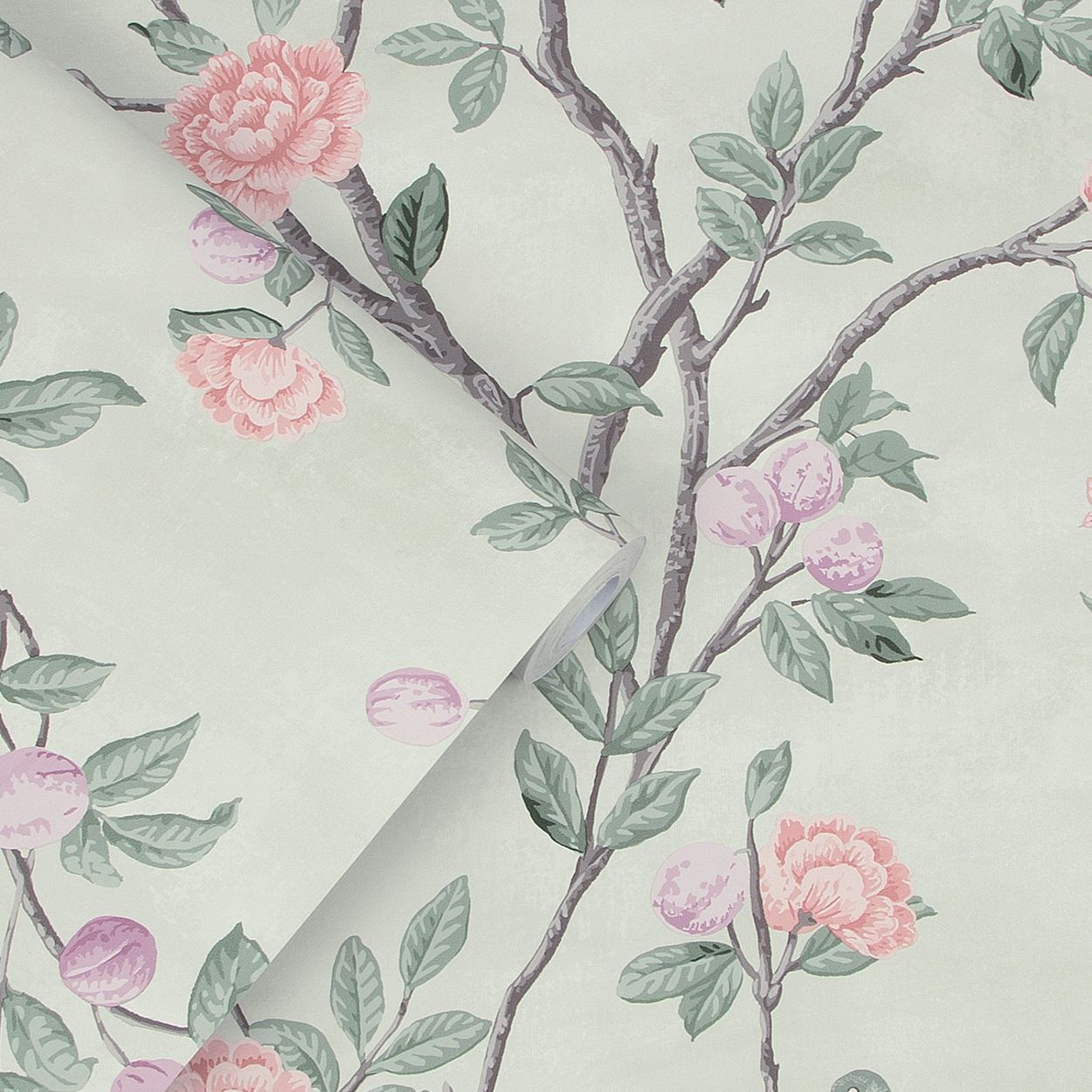 Laura Ashley Eglantine Eau de Nil Wallpaper