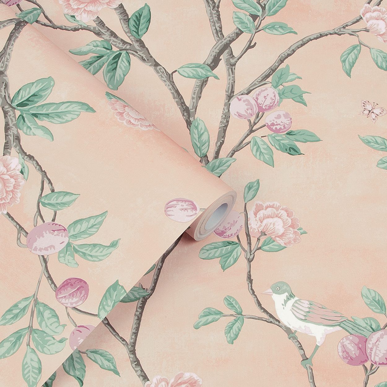Laura Ashley Eglantine Blush Wallpaper