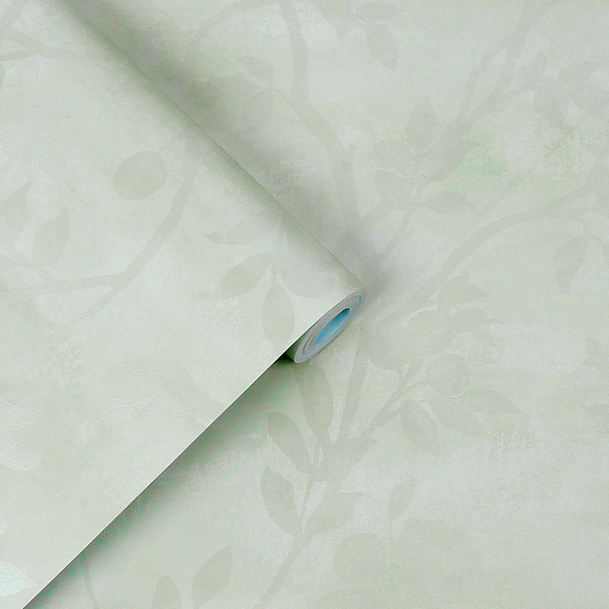 Laura Ashley Eglantine Silhouette Eau de Nil Wallpaper